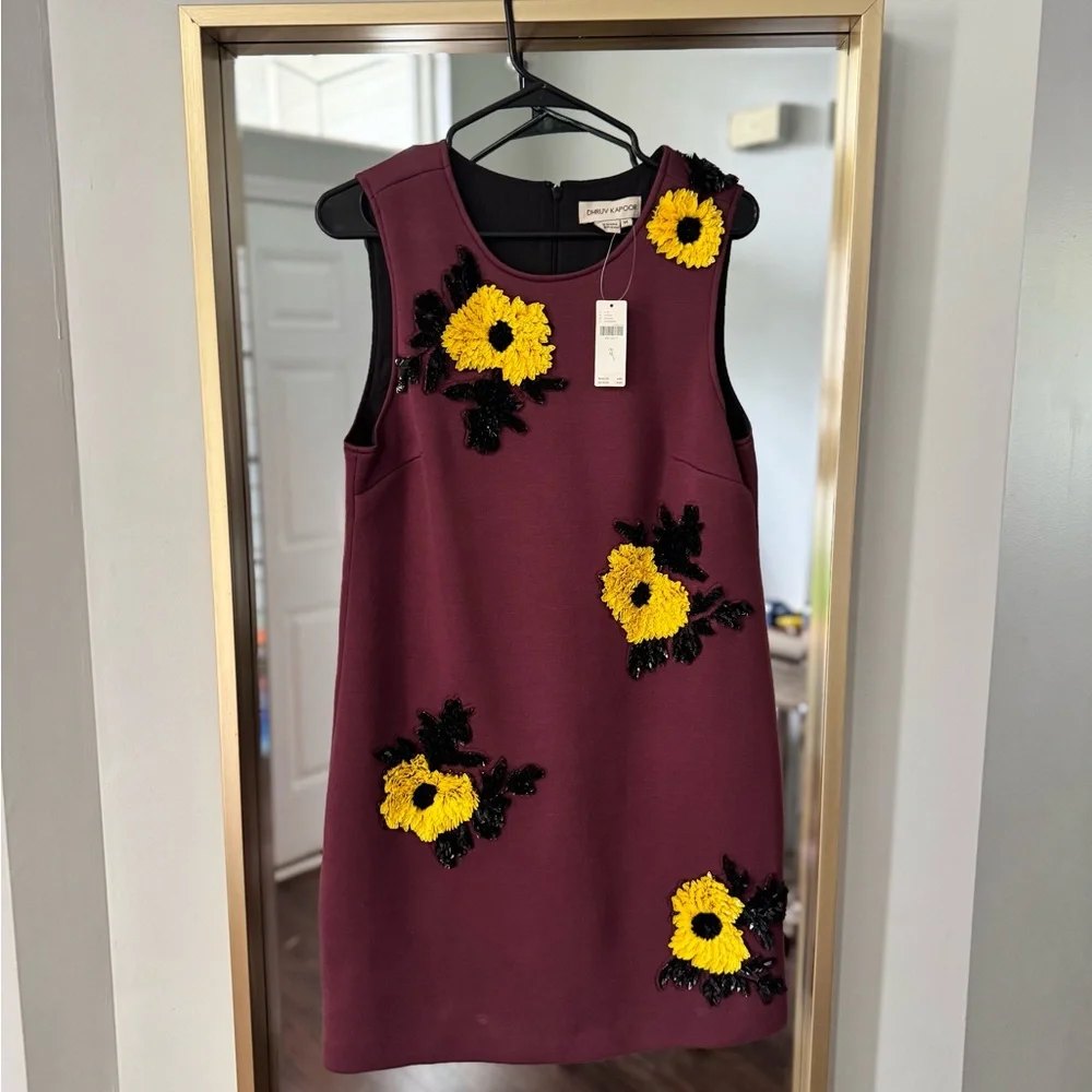 NWT Anthropologie Dhruv Kapoor Sequined Shift Mini Dress - Picture 5 of 12